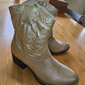 Metallic Cowboy Boots
